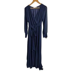 Baltic Born women's Navy Lydia Maxi Dress size‎ Medium $82